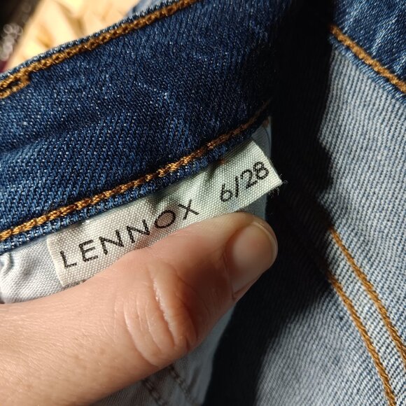 Habitual Lennox Cotton Lyocell Denim Jeans 6 28 Straight Leg - Picture 7 of 9